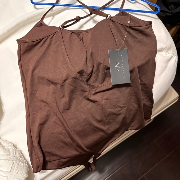 NWT. XXL Klassy BROWN BRAMISUIT - Picture 5 of 8